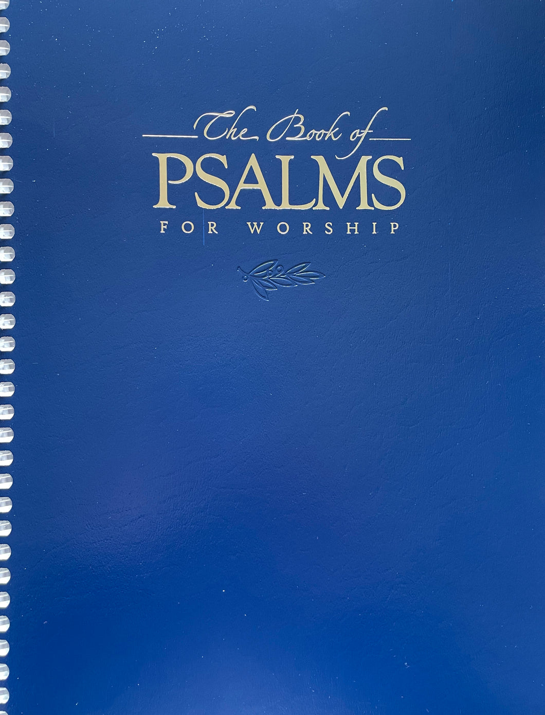 The Book of Psalms for Worship, Large Print spiral edition