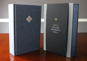 NKJV Deluxe Reader's Edition, Navy