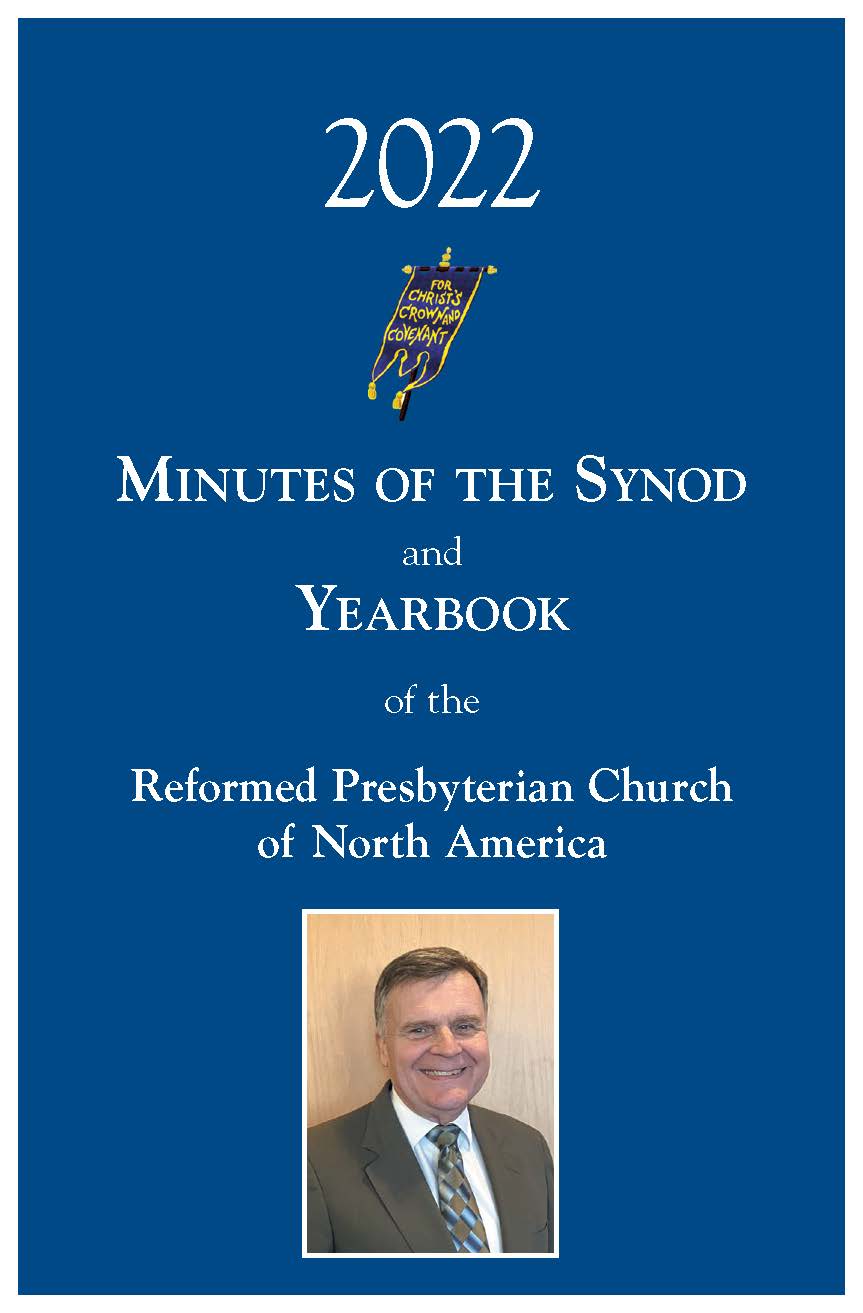 Minutes of Synod and Yearbook 2022