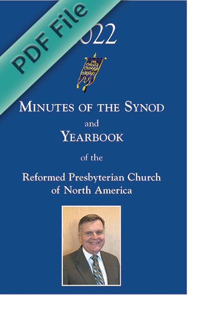 Minutes of Synod and Yearbook 2022, Digital Version Only